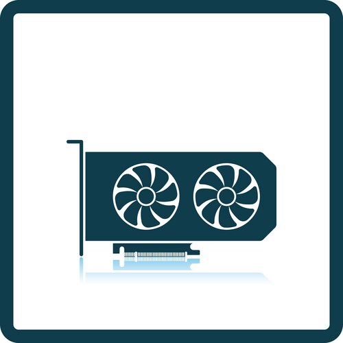 Gpu icon Royalty Free Vector Image - VectorStock
