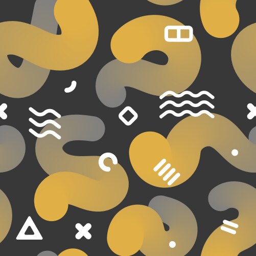 Seamless endless pattern with fluid colorful vector image