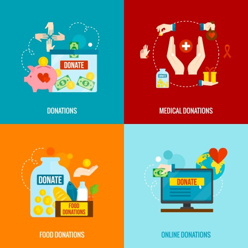 Numismatics flat infographic Royalty Free Vector Image