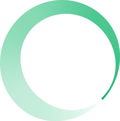 Circle preloader buffer shape circular progress vector image