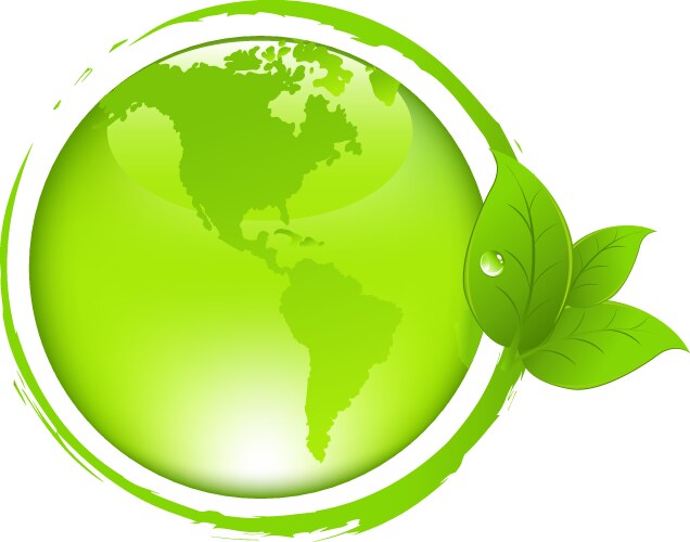 Recycling earth Royalty Free Vector Image - VectorStock