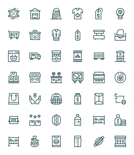 Merchandise icon Vector Images & Graphics for Commercial Use | VectorStock
