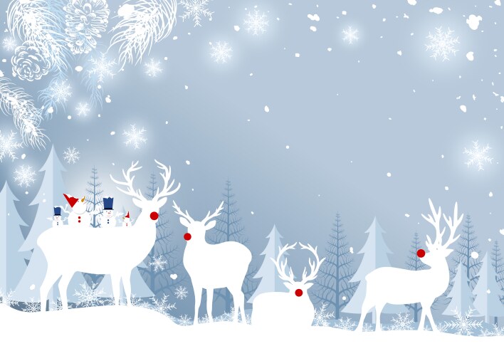 Christmas background design vector image