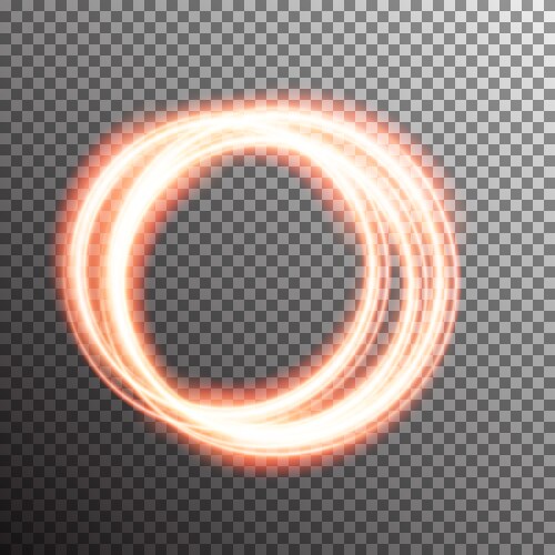 White transparent swirl light effect background Vector Image