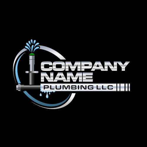 Plumbing service logo template water Vector Image