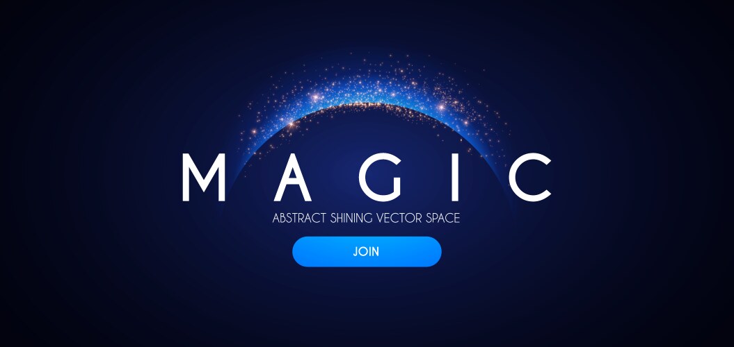 abstract shining background elegant magic space vector image