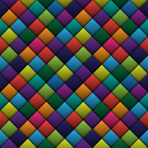 Dynamic colorful squares background Royalty Free Vector