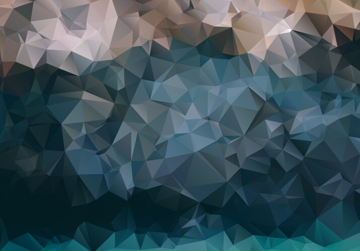 Green abstract background polygon Royalty Free Vector Image