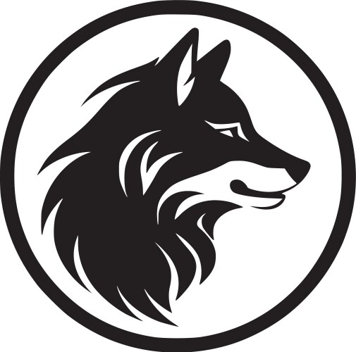 Wolf Black and White Vector Images (over 27,000)