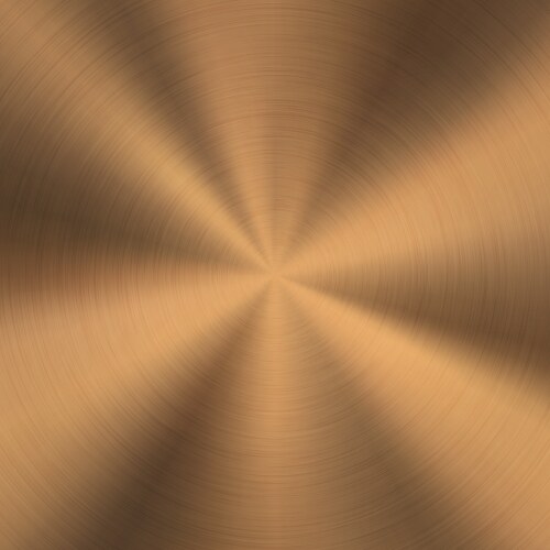 bronze metal background vector image vector image