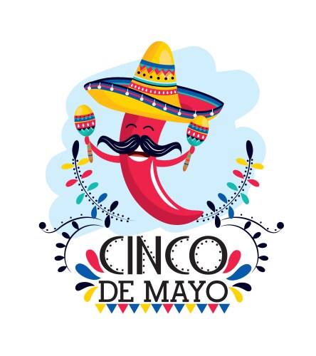 Cinco de Mayo Fiesta Vector Image