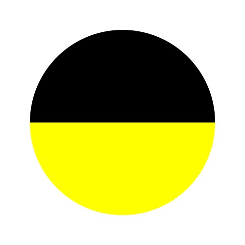 Circular world flag vector image