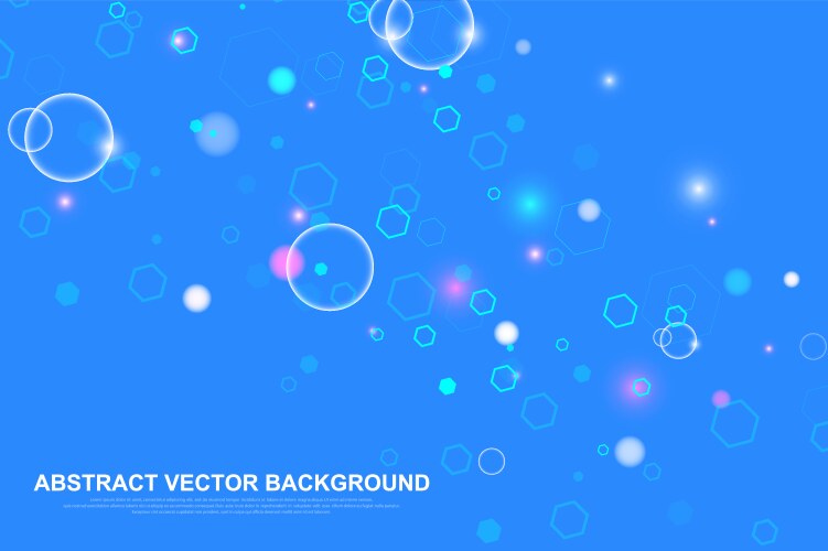 Scientific molecule background for medicine vector image