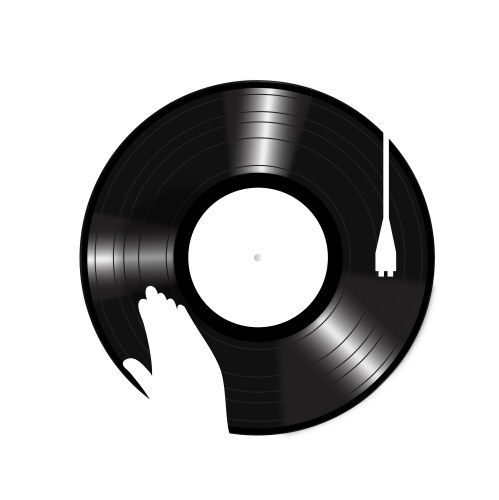 Turntable Icon - Music Player Vector Image