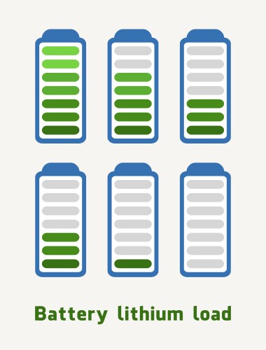 Li Battery Storage Vector Lithium Vector Images & Graphics for Commercial Use | VectorStock