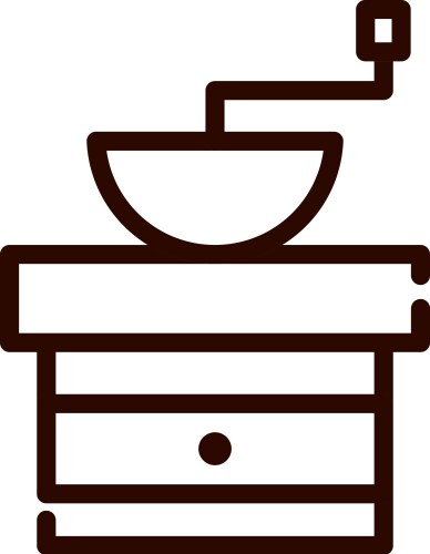 Coffee Roasting Line Equipment Vector Image