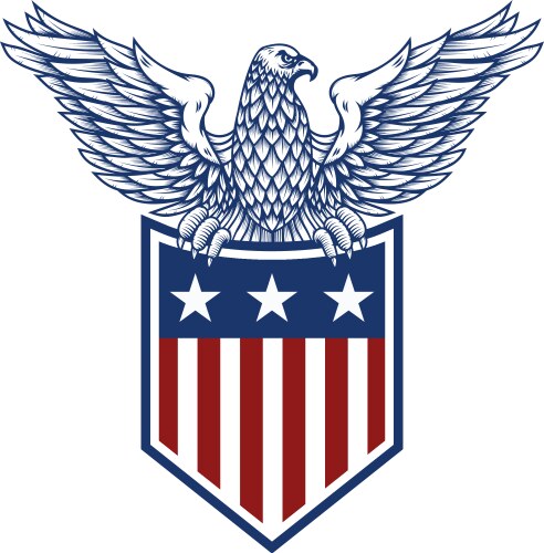 Bald eagle Royalty Free Vector Image - VectorStock