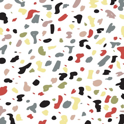 Terrazzo flooring seamless pattern blue background