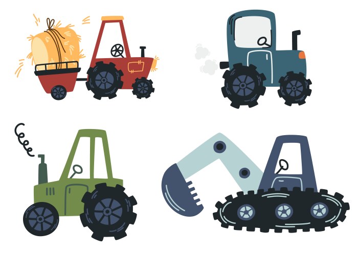 Truck on a white background – Free Vector | VectorStock
