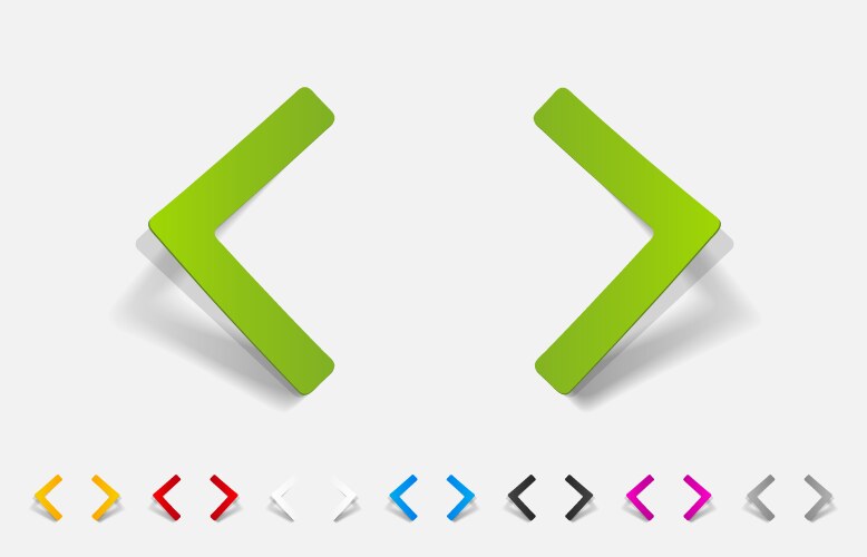 Realistic design element programming vektorbild
