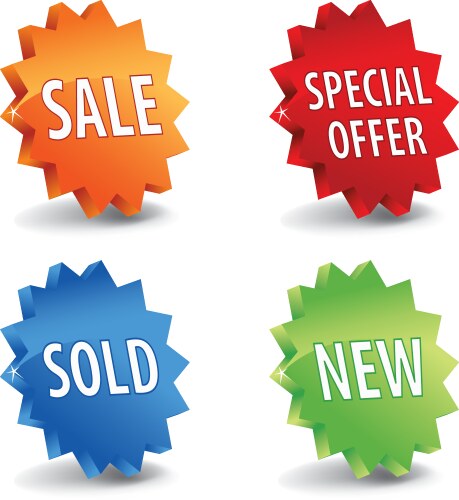 Sale Labels and Tags Vector Image