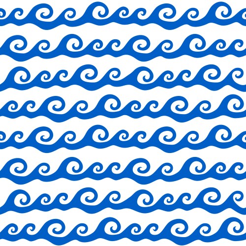 waves ornament vector image