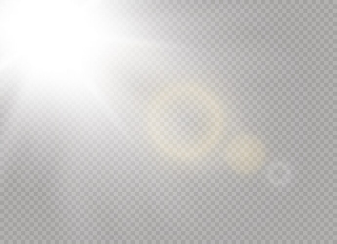 Sunlight Rays - Transparent Background – Royalty-Free Vector | VectorStock