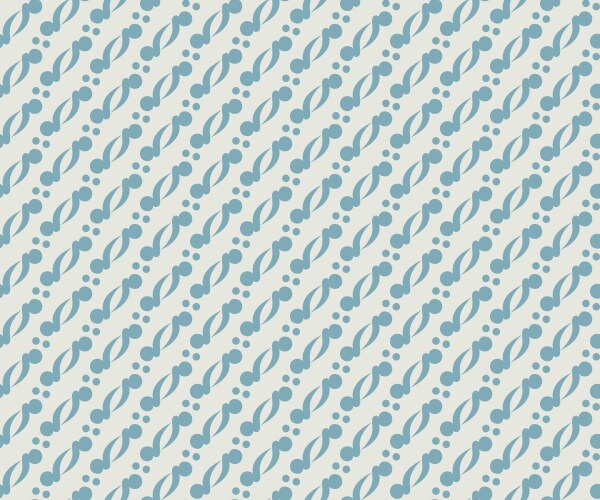 Sea background with blue waves and brush strokes Vector Image