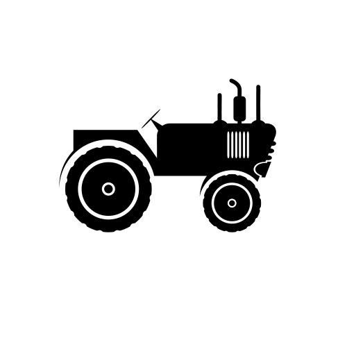 Vintage tractor Royalty Free Vector Image - VectorStock