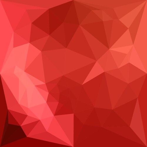 Red abstract background polygon Royalty Free Vector Image