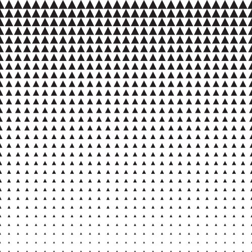 Monochrome halftone gradient with hexagonal Vector Image