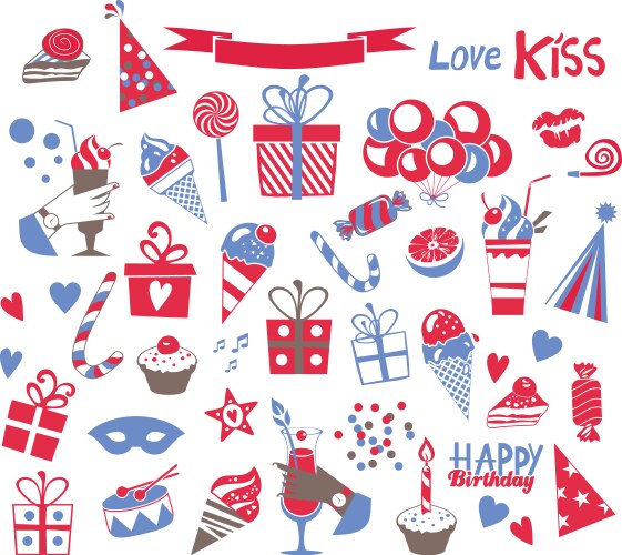 Party Celebration Set Vector Image