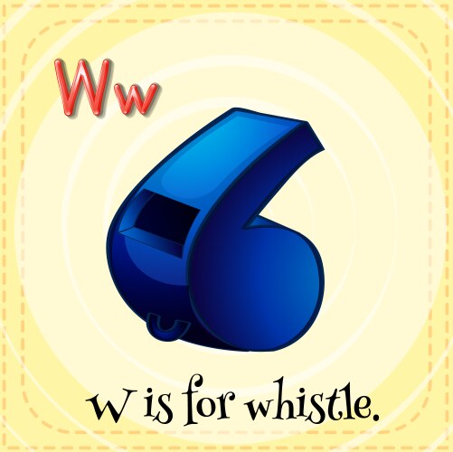 Letter W Words and Pictures Vector Images (over 140)