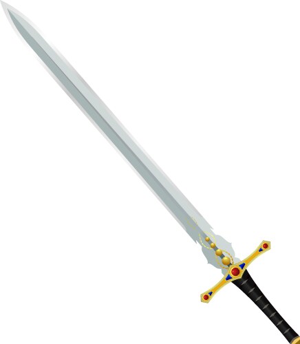 Ancient celtic sword Royalty Free Vector Image
