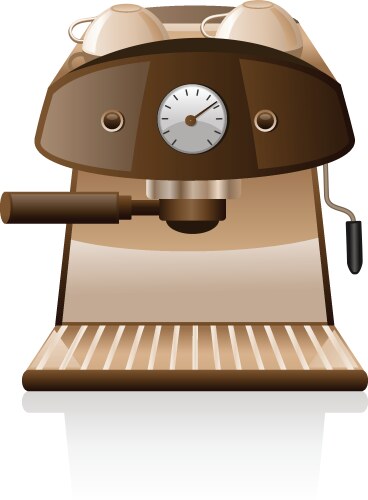 espresso machine vector image