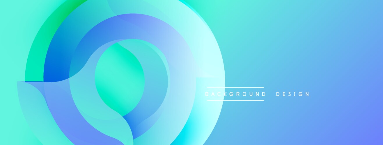 Abstract flowing layers create dynamic visual vector image