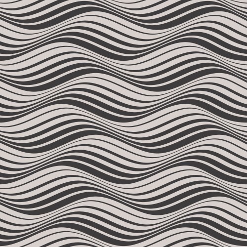 Diagonal wavy stripped seamless pattern Royalty Free Vector
