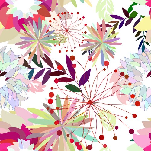 Seamless watercolor pattern Royalty Free Vector Image