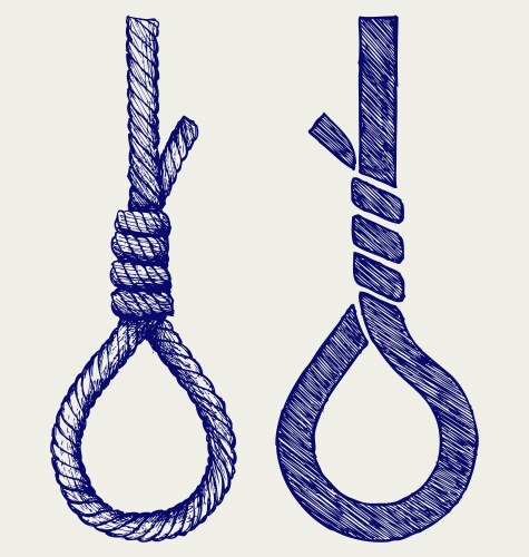 Hangman's Noose Knot Vector Image
