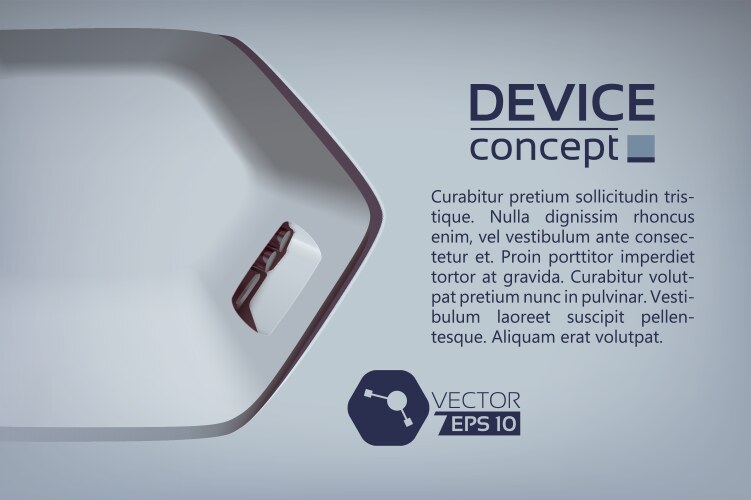 Device connectivity abstract concept Royalty Free Vector