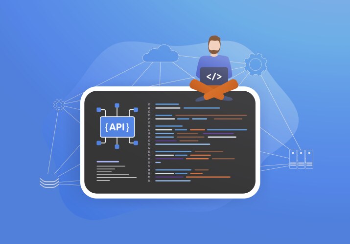 Api integration - connection between two vector image