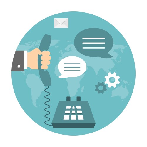 Technical support concept Royalty Free Vector Image