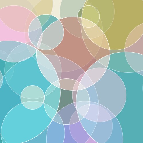 Circles abstract background vector image