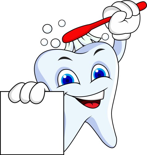 Smiling Tooth Giving a Thumb Up – Royalty-Free Vector | VectorStock