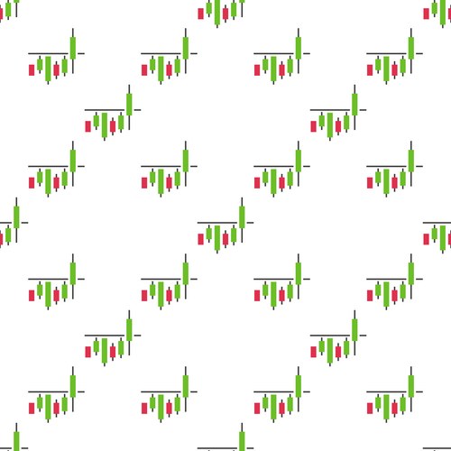 Cryptocurrency trading candlestick chart colored – Royalty-Free Vector ...