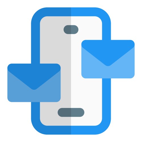Spam a fraudulent message used to corrupt data vector image