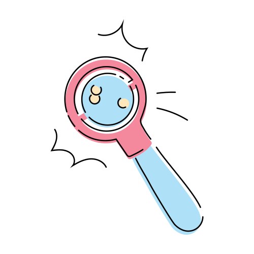 A cartoon rattle for baby toy small Vector Image