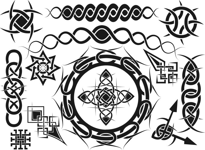 Celtic rope Royalty Free Vector Image - VectorStock