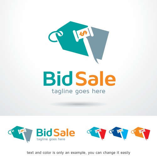 Sale logo template vector image