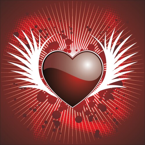 Valentines day heart Royalty Free Vector Image